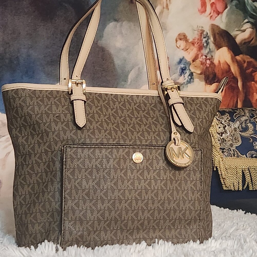 Michael kors Jet Set Medium Logo Tote Bag